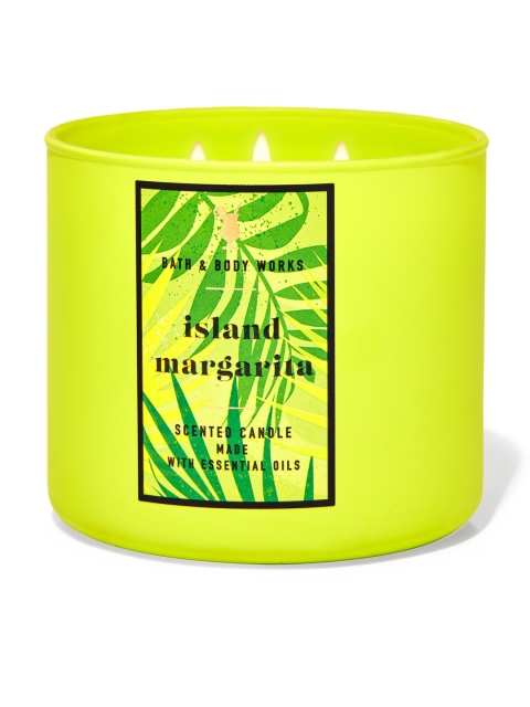 

Bath & Body Works Island Margarita 3-Wick Candle 411 g, Lime green