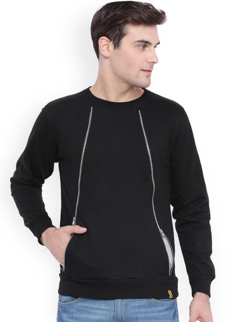 

Campus Sutra Black Sweatshirt