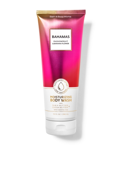 

Bath & Body Works Bahamas Passion Fruit & Banana Flower Moisturizing Body Wash 296 ml, Pink