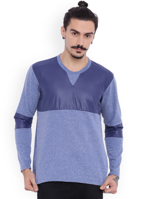 

Campus Sutra Blue Sweatshirt
