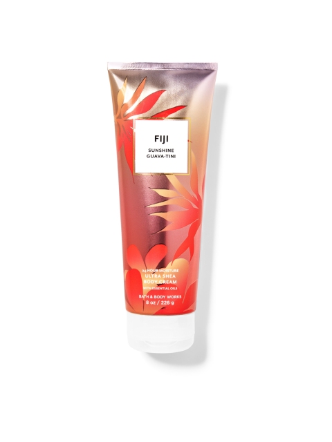

Bath & Body Works Fiji Sunshine Guava-Tini Ultra Shea Body Cream 226g, Red