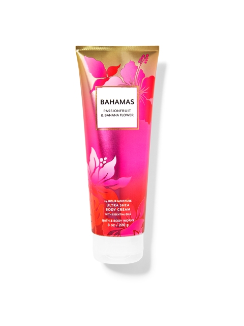 

Bath & Body Works Bahamas Passionfruit & Banana Flower Ultra Shea Body Cream - 226 g, Pink