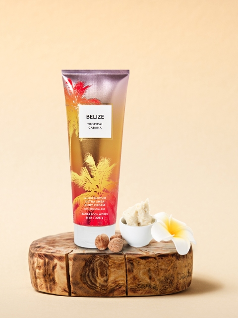 

Bath & Body Works Belize Tropical Cabana Ultra Shea Body Cream 226g, Orange