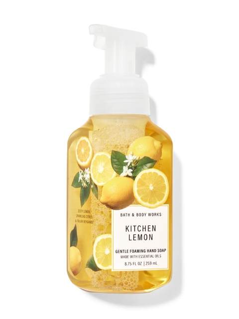 

Bath & Body Works Kitchen Lemon Gentle Foaming Hand Soap - 259 ml, Yellow