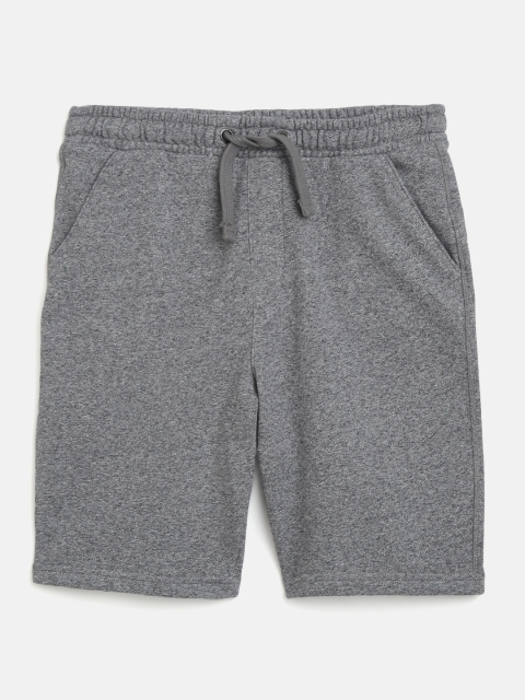 

Marks & Spencer Boys Charcoal Grey Grindle Effect Mid-Rise Sustainable Shorts