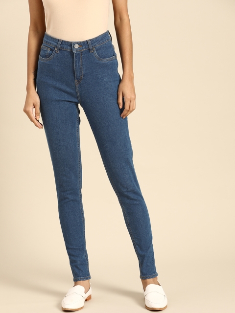 

all about you Women Blue Skinny Fit High-Rise Stretchable Jeans