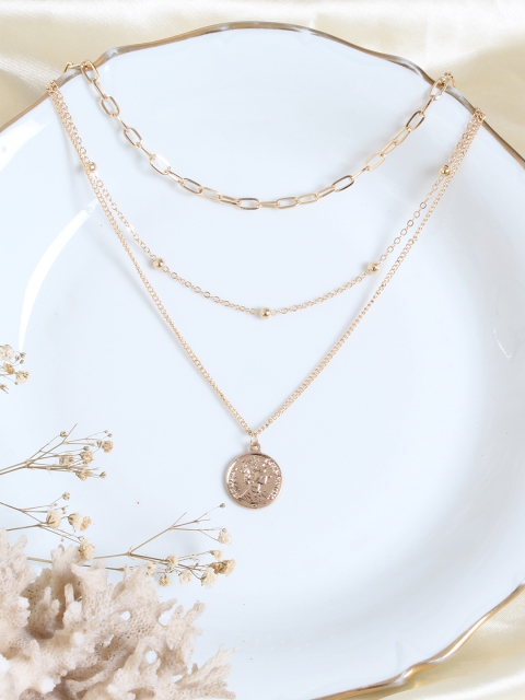 

Ayesha Gold-Toned Gold-Plated Layered Necklace