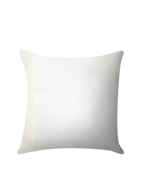

HomeTown White Solid Square Cushion