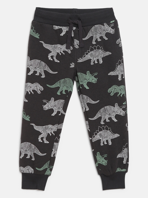 

Marks & Spencer Boys Charcoal Grey & White Dinosaur Print Joggers