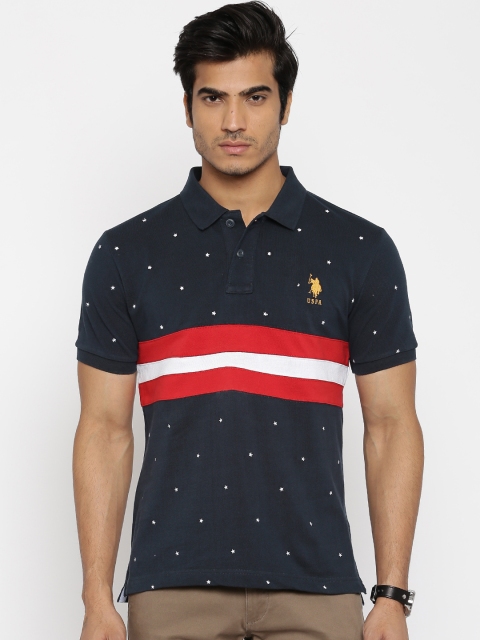 

U.S. Polo Assn. Men Navy Polo T-shirt, Navy blue