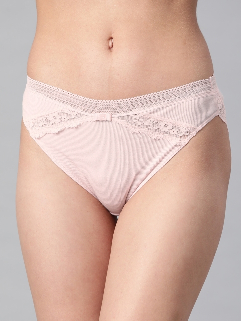 

Marks & Spencer Women Light Pink Lacy Briefs