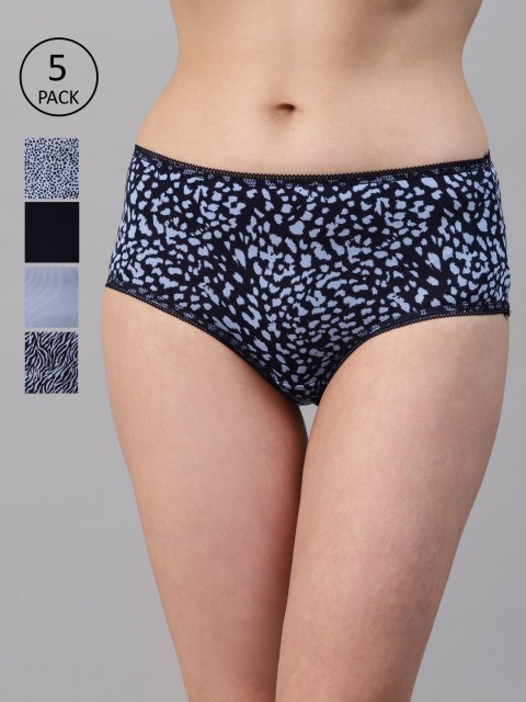 

Marks & Spencer Women Pack of 5 Boy-shorts, Blue
