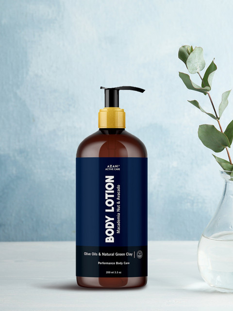 

Azani Active Care Olive Oil & Natural Green Clay Body Lotion-200 ml, White