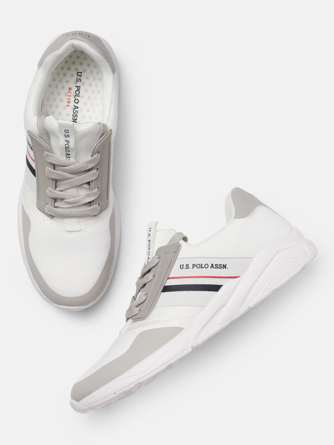 

U.S. Polo Assn. Men Off-White Sneakers