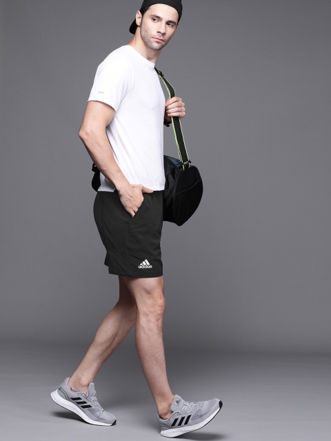 

ADIDAS Men Black Solid Sustainable Ergo Tennis Shorts