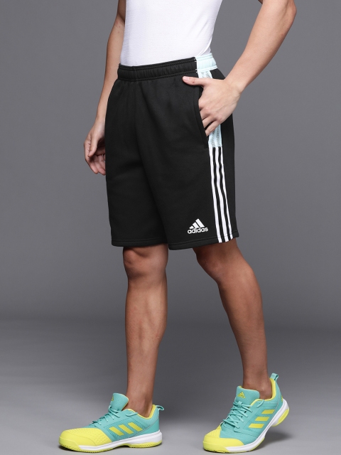 

ADIDAS Men Black Solid Sustainable Soccer Tiro Shorts