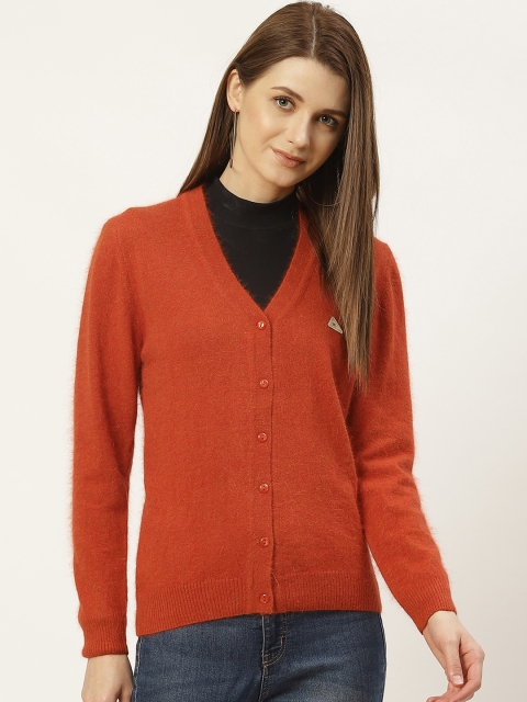 

Monte Carlo Women Orange Cardigan