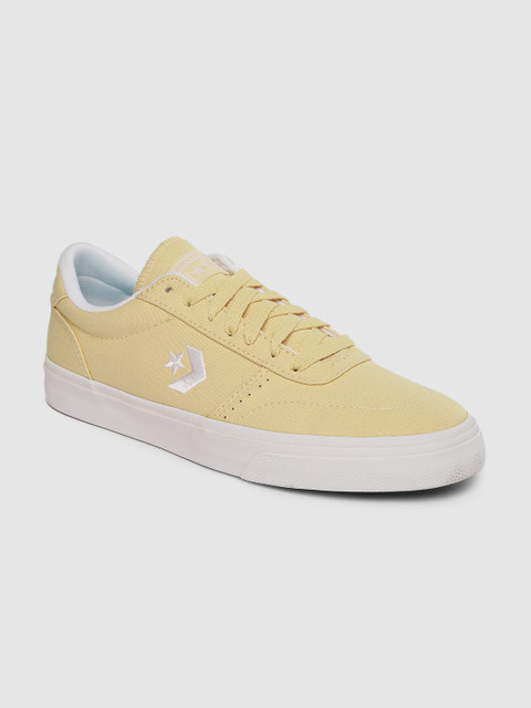 

Converse Men Yellow Solid Boulevard Sneakers