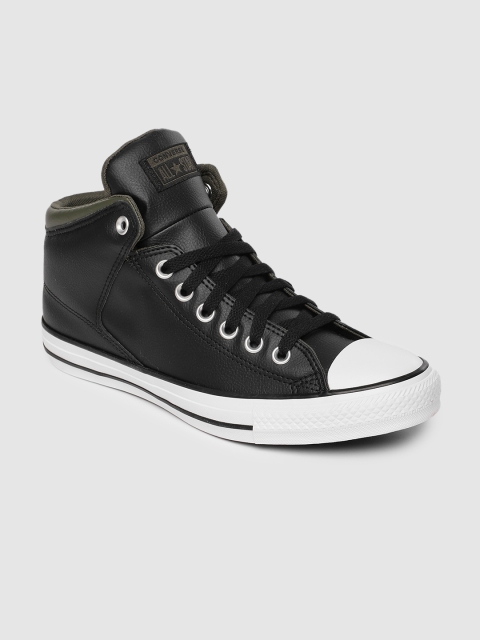 

Converse Men Black Chuck Taylor All Star High Street Sneakers