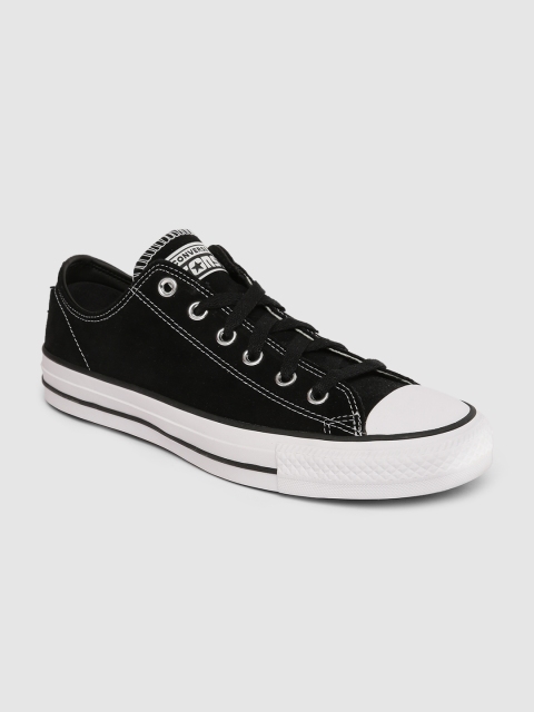 

Converse Men Black Chuck Taylor All Star Pro Sneakers with Laces