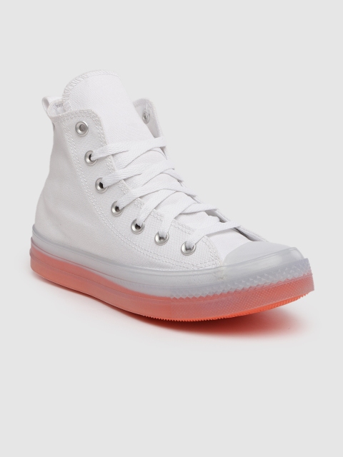 

Converse Men White High-Top Sneakers