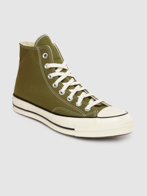 

Converse Men Khaki High-Top Chuck 70 Sneakers