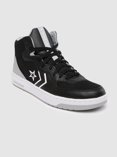 

Converse Men Black Solid Converse Rival Sneakers