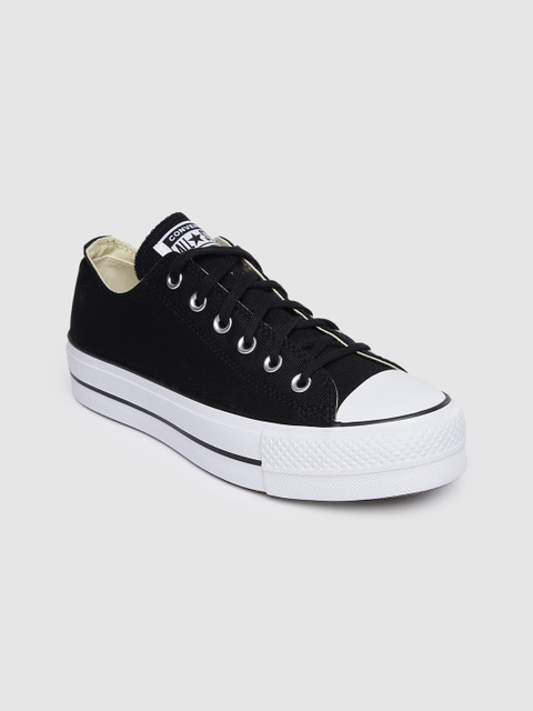 

Converse Women Black & White Colourblocked Sneakers