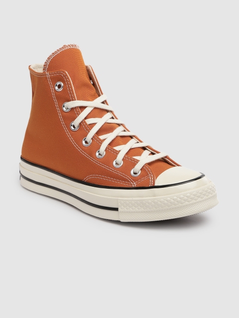 

Converse Men Orange Chuck 70 Mid-Top Sneakers