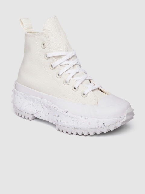 

Converse Women Off White Run Star Hike Sneakers