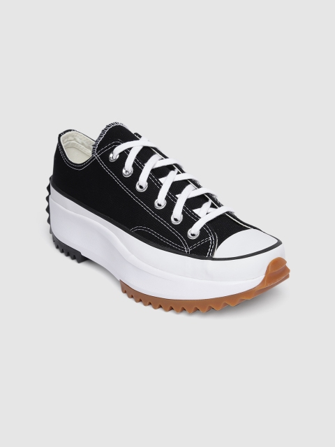 

Converse Women Black & White Colourblocked Sneakers