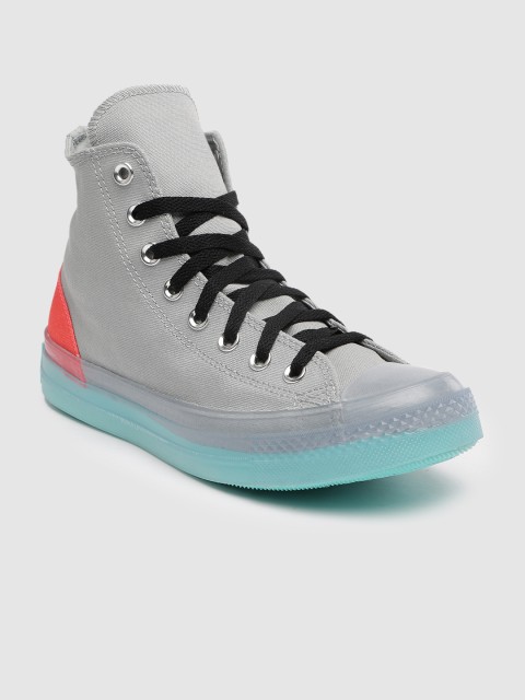 

Converse Men Grey Chuck Taylor All Star CX Mid-Top Sneakers