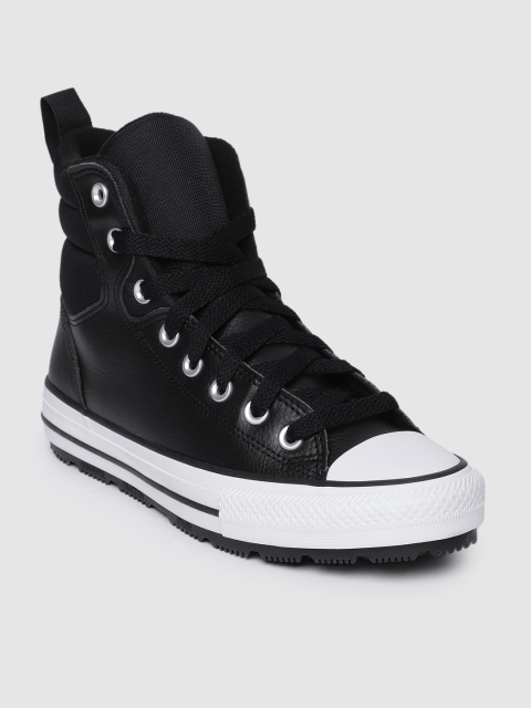 

Converse Unisex Black High-Top Chuck Taylor All Star Berkshire Flat Boots