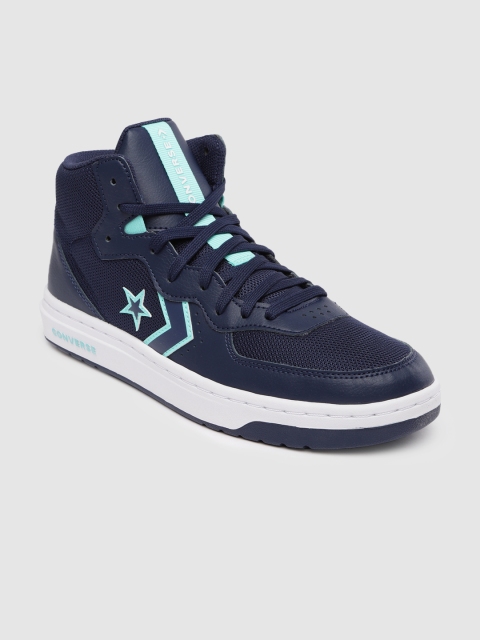 

Converse Men Navy Blue Solid Converse Rival Sneakers