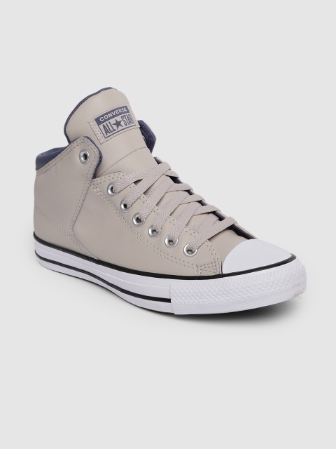 

Converse Men Grey Chuck Taylor All Star High Street Sneakers