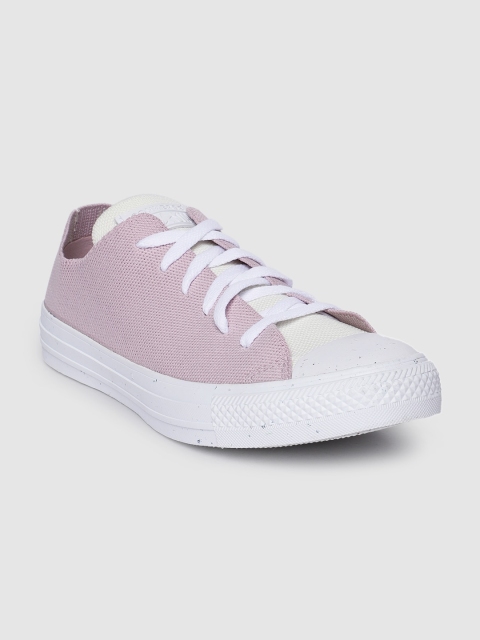 

Converse Men Mauve & White Chuck Taylor All Star Sneakers