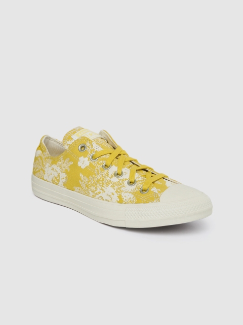 

Converse Women Yellow Printed Sneakers