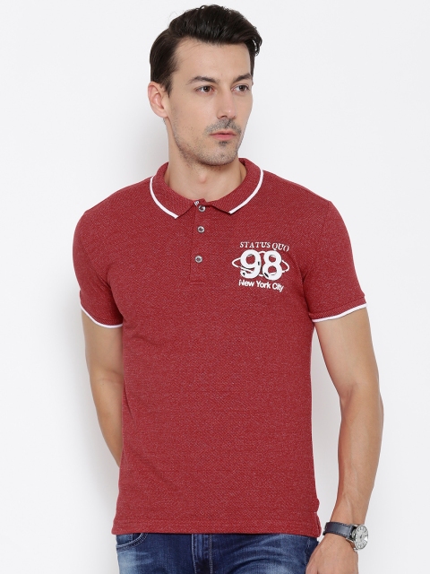 

Status Quo Men Red Polo T-shirt