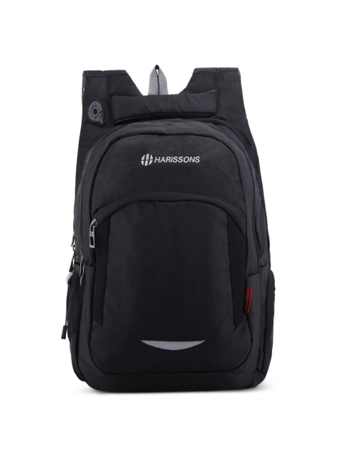

Harissons Unisex Black Colourblocked Backpack