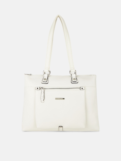 

Forever Glam by Pantaloons Off White Structured Shoulder Bag