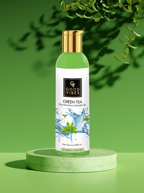 

Good Vibes Unisex Green Tea Rejuvenating Shower Gel 200 ml