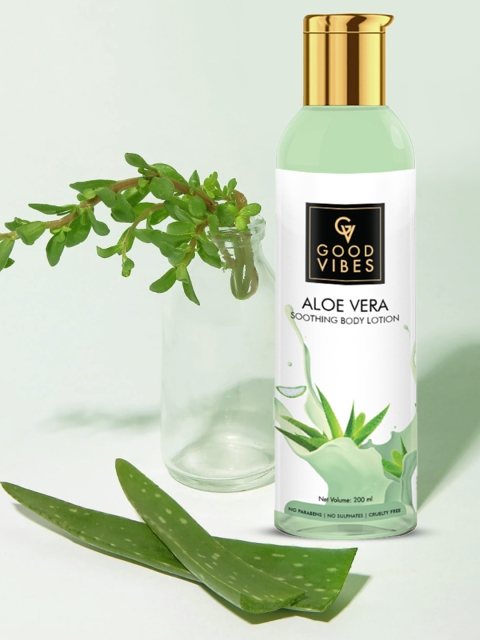 

Good Vibes Aloe Vera Soothing Body Lotion 200 ml, White