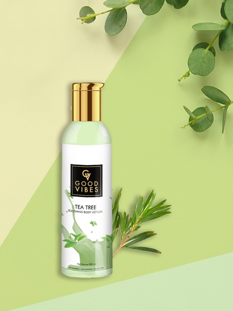 

Good Vibes Tea Tree Intense Hydration Body Lotion - 200 ml, Green