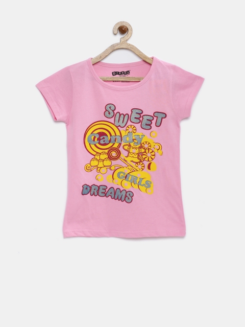 

Dreamszone Girls Pink Printed T-shirt