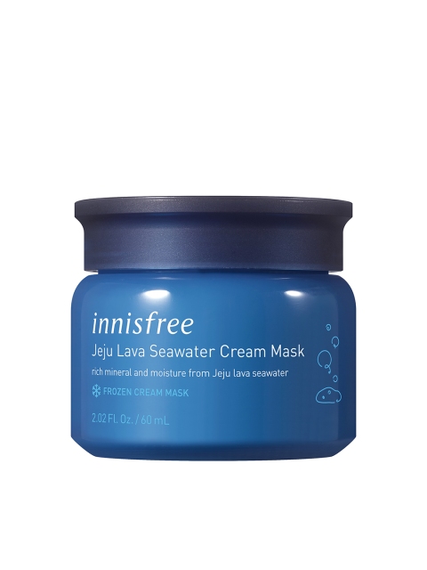 

Innisfree Jeju Lava Seawater Frozen Cream Mask - 60 ml, Blue