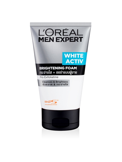 

L'Oreal Men White Activ Intense Brightening Foam 100 ml, Grey