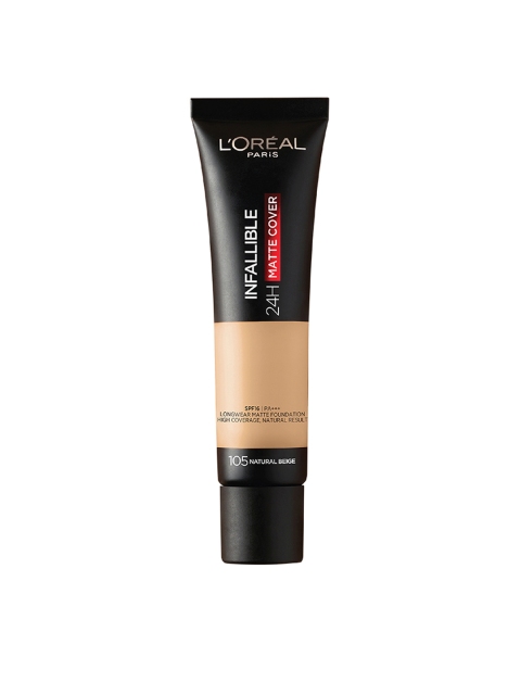 

L'Oreal Paris Infallible 24H Matte Cover Foundation - 105 Natural Beige