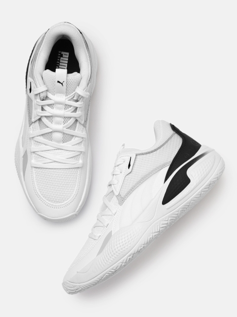

PUMA Hoops Unisex White Court Rider I Basketball Shoes