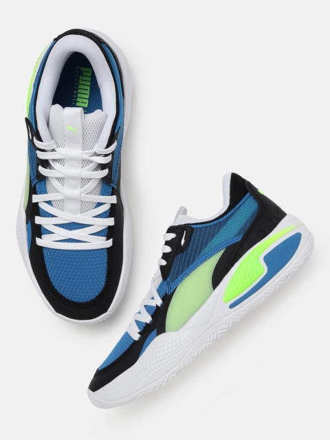 

PUMA Hoops Unisex Blue Court Rider Basketball Shoes