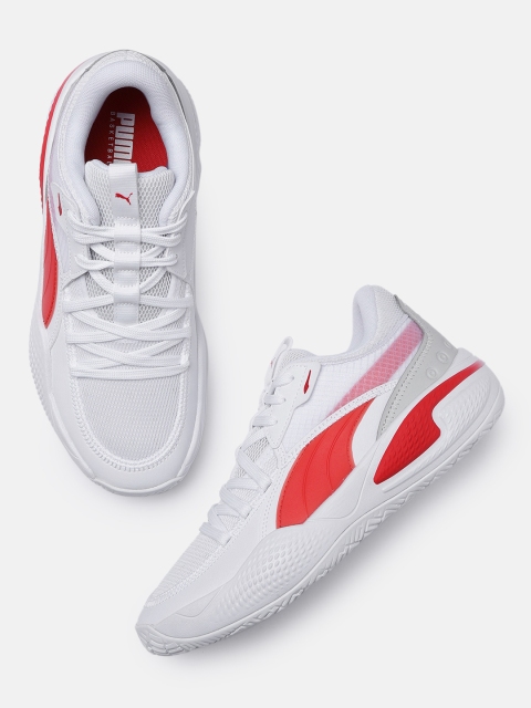 

PUMA Hoops Unisex White Court Rider Team Basketball Shoes
